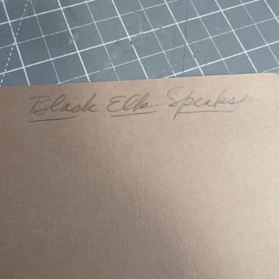 Black Elk Sioux - Signed Print From Black Elk Speaks