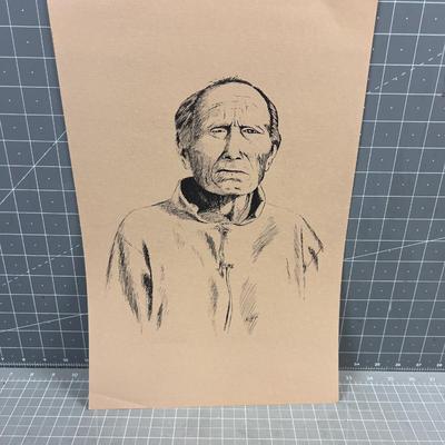 Black Elk Sioux - Signed Print From Black Elk Speaks