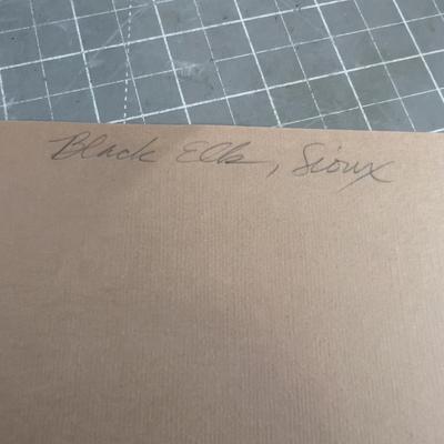 Black Elk Sioux - Signed Print From Black Elk Speaks