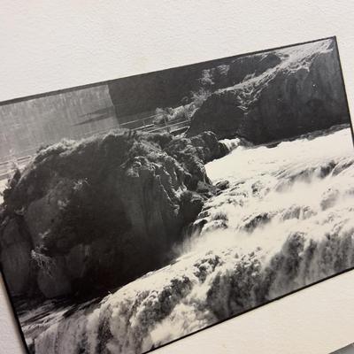 Water Fall - Untitled, Matted 