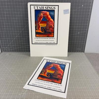 Utah State Poetry Society Limited Edition, Signed