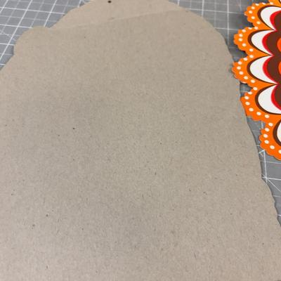 Vintage Thanks Giving Cut out Décor' COLLECTIBLE!!!!! Fun!!!!!