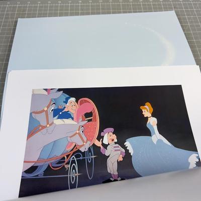 Cinderella Special Edition (4) Lithograph Set COLLECTIBLE! 