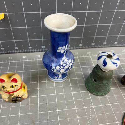 Pile of Asian Figurines and Collectibles