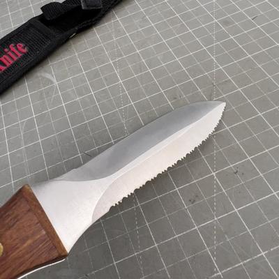 Duct Knife With a Sheath