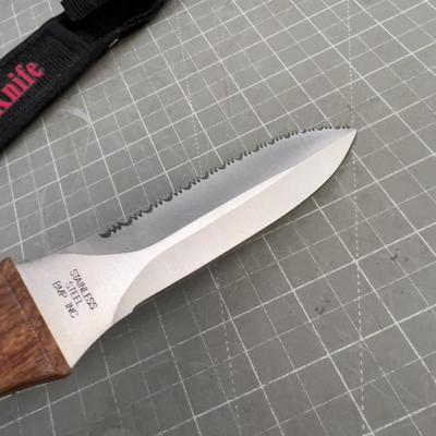 Duct Knife With a Sheath