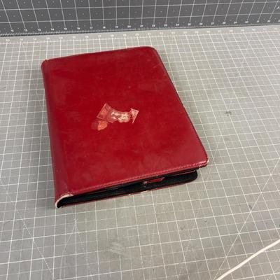 Older iPad with a Key Board