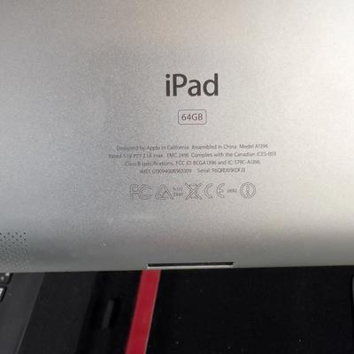 Older iPad with a Key Board