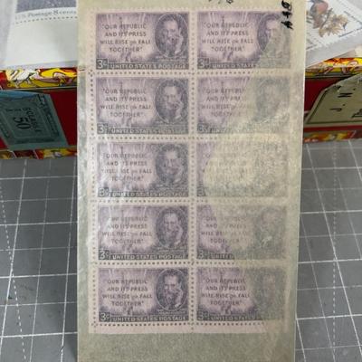 Giant Lot of Color Plate US Postage Stamps 