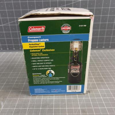 Coleman Compact Propane Lantern, New in the Box