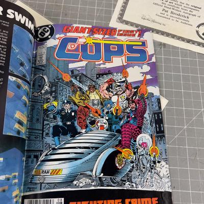 DC Comics Artist PROOF Panel "COPS"
