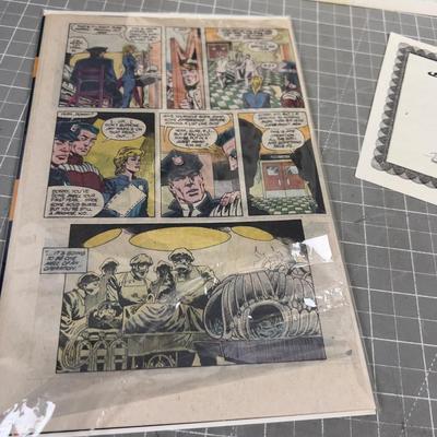 DC Comics Artist PROOF Panel "COPS"
