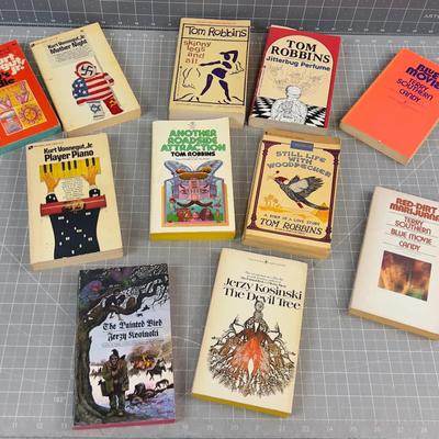 1960's Paperbacks Vonnegut and Robbins