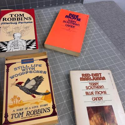 1960's Paperbacks Vonnegut and Robbins