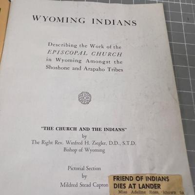 Wyoming Indians Booklet 