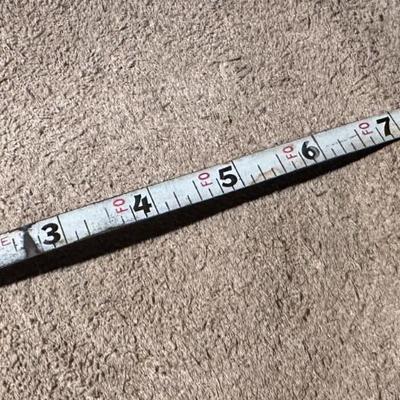 K & E Keuffel & Esser Boss 50' Wyteface Steel Tape Measure