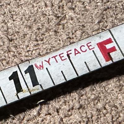 K & E Keuffel & Esser Boss 50' Wyteface Steel Tape Measure