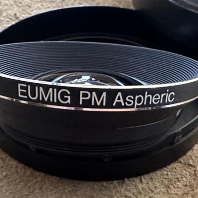 vintage Eumig PM Aspheric Cine Camera Lens Original Case