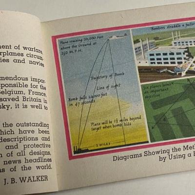 WWII MODERN WAR PLANES OF THE WORLD WHITMAN BOOKLET 1942 