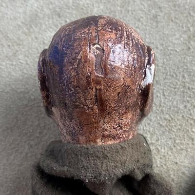 antique COMPOSITE MONKEY HAND PUPPET 