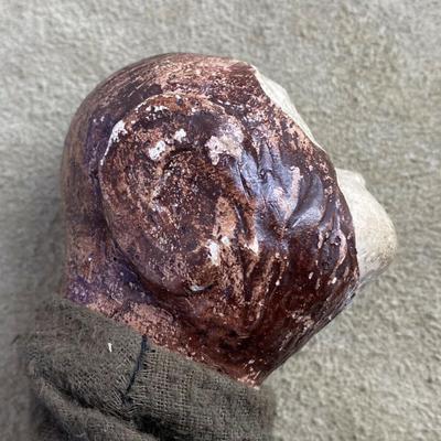 antique COMPOSITE MONKEY HAND PUPPET 