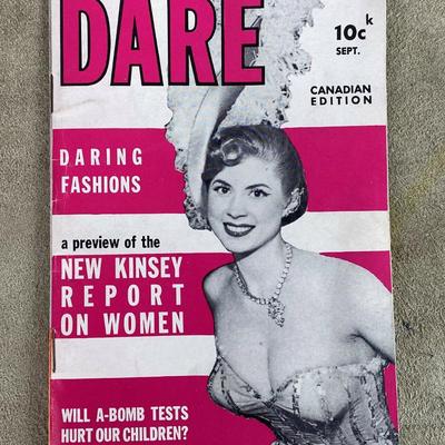 vintage DARE MEN'S INTEREST MAGAZINE SEPT 1953 