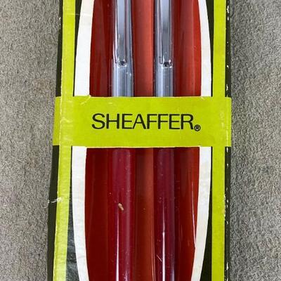 vintage SHEAFFER BALLPOINT & PENCIL SET 1960s NOS 