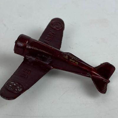 prewar TOOTSIETOY US ARMY DIECAST PLANE 1930s 