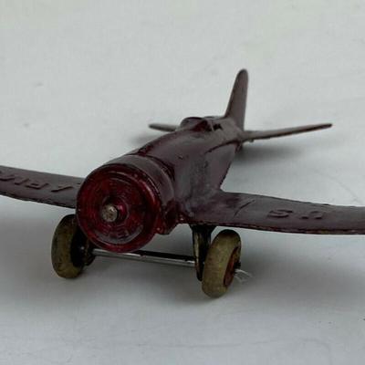 prewar TOOTSIETOY US ARMY DIECAST PLANE 1930s 