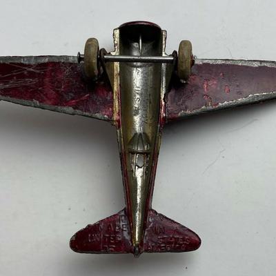 prewar TOOTSIETOY US ARMY DIECAST PLANE 1930s 