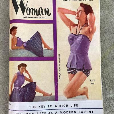 THE WOMAN with WOMAN'S DIGEST MAGAZINE JULY SEPT 1951 