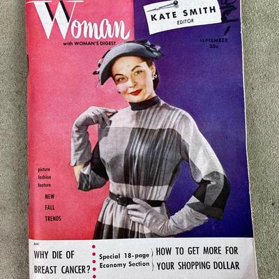 THE WOMAN with WOMAN'S DIGEST MAGAZINE JULY SEPT 1951 