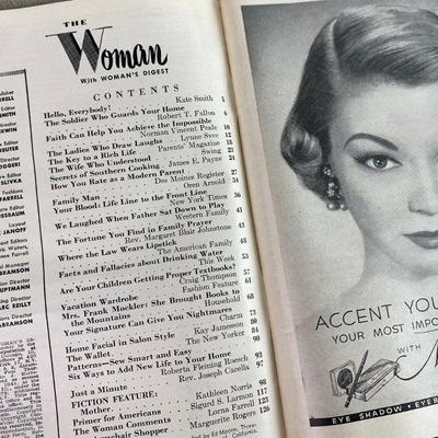 THE WOMAN with WOMAN'S DIGEST MAGAZINE JULY SEPT 1951 