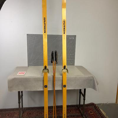 SPITKIEN Tour Skis WOOD! Awesome, Made in NORWAY with Poles