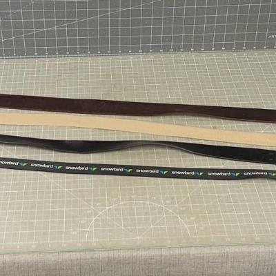 4 Men's Belts 