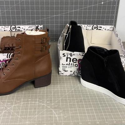 Boots: NEW Old Stocks Size 9-1/2. & 10 (2) 