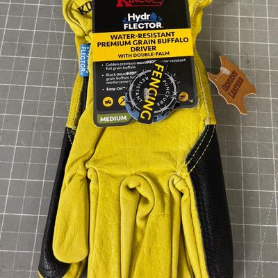 Hydro Flector NEW Gloves Men's Medium Grain Buffalo