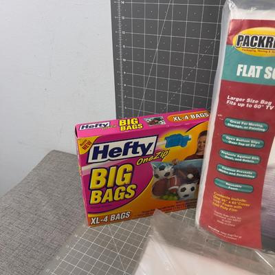 Plastic Covers and Bag LOT
