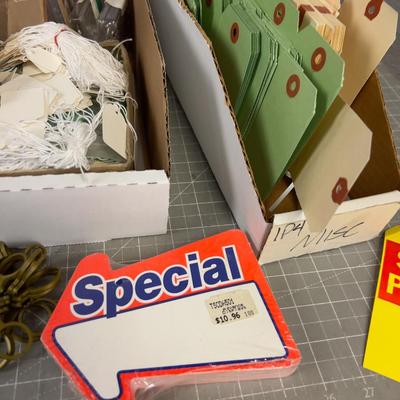 Tags, Jewelry Bags / Pouches, Post Card Sleeves 