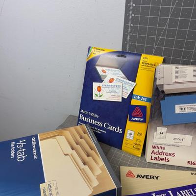 All Manner of Office Sheet Protector, Labels, Photo Paper ETC. 