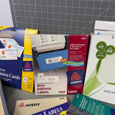 All Manner of Office Sheet Protector, Labels, Photo Paper ETC. 