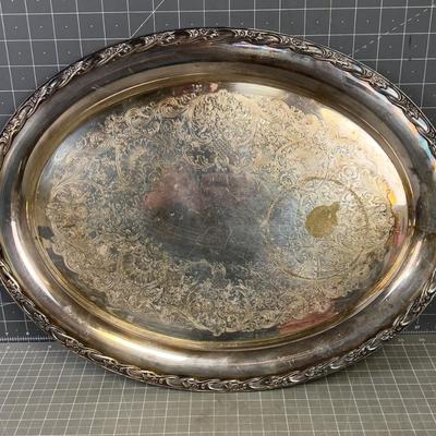 Silver Plated Serving Platter 