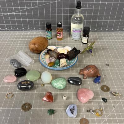 Rocks, Plate, Charms and A Special Chestnut 