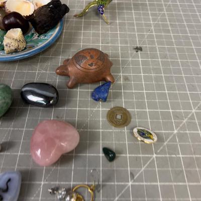 Rocks, Plate, Charms and A Special Chestnut 