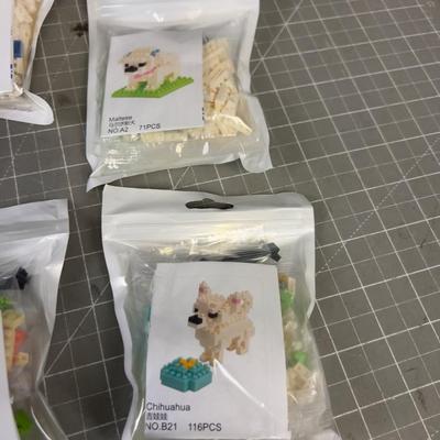 NEW Mini Block Set of DOGS!!