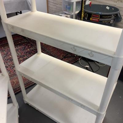 2 Matching PLASTIC Shelves 