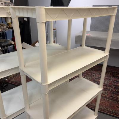 2 Matching PLASTIC Shelves 