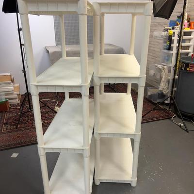 2 Matching PLASTIC Shelves 
