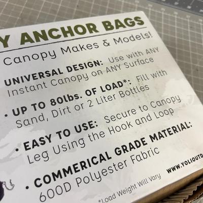 Deluxe Canopy ANCHOR Bags 