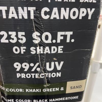 NEW CANOPY Khaki Green and Sand Color, Black Frame
